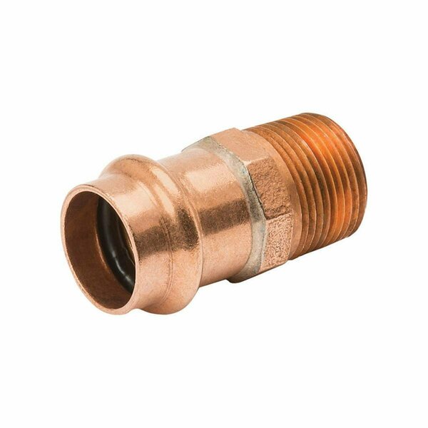 Home Improvement 0.75 Press x 0.75 in. Dia. Press Copper Male Adapter HO2189347